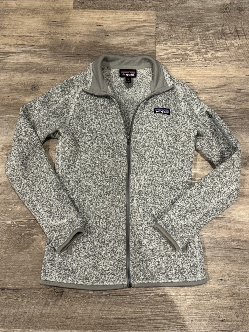Patagonia birch white Women's Full-Zip fleece jacket